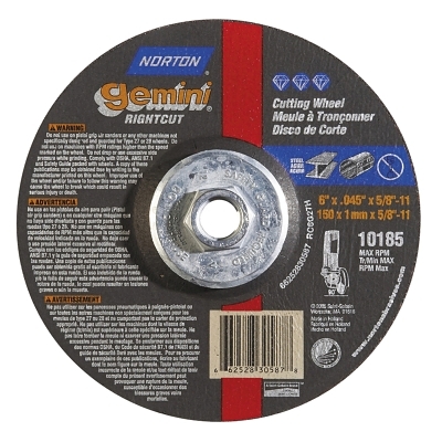 GEMINI RIGHTCUT 6 X .045X 5/8-11 27